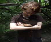 i know, i know, this is supposed to be a porn page, dont you worry i&#39;ll get back to that in a sec, just wanted to add a bit of animal wholesomeness to your day by posting this pic of 18yr old me cradling a wee capuchin monkey ? from porn page cubicle