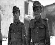 Picture of two young soldiers of the 12th SS Panzer Division &#34;Hitlerjugend&#34; captured by the U.S Military during the Battle Of The Bulge, December 1944. from picture of young nudi
