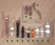 WTS: Borosilicate Glass Plugs &amp; Wands + Stainless Steel Plugs &amp; nJoy Wand (11 Toys) from njoy