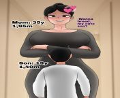 Sexy tall mom and her tiny son from mom and tcacher fuck son