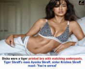 Disha Patani sets internet on fire, flaunts her toned figure and looks uber hot in this sexy Tiger Print lingerie. from disha patani fake fucked by tiger shroff锟藉敵鍌曃鍞筹拷鍞筹傅锟藉敵¾