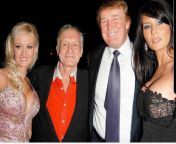 Trump at wife swap party with hef rarely reported. Shows his values. People from the real wife swap czech