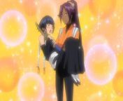 YoruSoi: Soi Fon (Anime Lesbian) Admiring Her Senpai Lady Yoruichi Shihoin [Bleach] from anime lesbian masturbasi