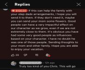 Remember a few days ago when Chris sent &#36;100 to be passed on to JPGs Mum? The comment was locked at the top of the film and had the highest likes. Well not only is it not locked anymore I cannot even find it and it&#39;s not as if there are many comme from venti and beidou peterraynor4k html5 video file not found