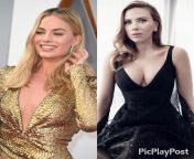 Would you rather dominate and have hardcore rough sex with Margot Robbie or Scarlett Johansson ? from annabgo first videos hardcore rough sex leather jacket