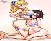 [f4m] you take on two students doing college, and everything was going well until you found the two of them half naked and kissing. On your bed. from kissing on
