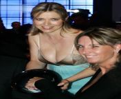 Busty German Actress Tina Ruland. Her Big Tits are nearly falling out of her dress ? from actress sahara change her cloth