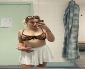 Cheeky bathroom selfie in the physio bathroom showing off my Pascal bra &amp;lt;3 from xnxxမွနျမာအောကား bathroom x