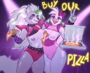 Roxanne Wolf and Glamrock Chica (darkriallet) [five nights at freddy&#39;s] from roxanne wolf sex loona
