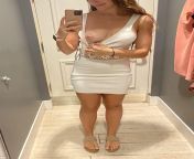 Public Changing Room Boob Flash in Cute White Dress from aishwarya ray nude shoping mall dress changing room cctvu videos xxxmy porn wap marathi house waif sexn school girl ref in