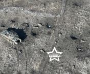 RU POV - Abandoned UA BMP &amp; 10 dead UA Soldiers - Donetsk Region from ru ok
