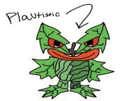 I drew fan art of the dumbass plant from Chris Chan lore from hebe chan src cum 119