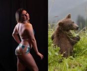 Iva Kolasky vs bear from big vs bear