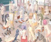 Art 169: Sketching &amp; Modeling for Nude Artwork. Looks like fun~ (I want to attend a college course like this with some other cuties~) (repost for image source quality?) from art modeling studio nude