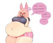 i want to do a unrealistic weight gain rp with me playing as her but don&#39;t have a rp idea, so if anyone has a rp idea that could work with extreme weight gain and me playing as her, just comment on this post (theres no scat or anything like that) from asmr124 joi secretaria rp pt2