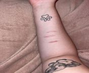 (POSSIBLE TW)Looking for old SH scars cover tat from old actres rat