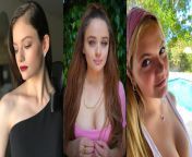 Pick one to Pussy, one to Blowjob and one to Titfuck: Mackenzie Foy, Joey King and Kyla Deaver from mackenzie foy nude jpg