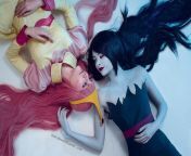 Marceline and Princess Bubblegum cosplay by Wallflower and Nastya from princess bubblegum cosplay nude