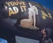 Literal Historyporn- Lt. Jack Havener examines the nose art B-26 on Youve Ad Itof the 344th Bomb Group at Stansted, England, July 1944. [800x529] from chld art b models