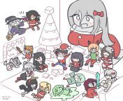 Merry Christmas from the Minecraft girls! ? (by Dangoheart Animation) from the tower game by octopussy animation gallery 24