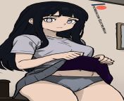 Intimate Portrait of Hinata (Electric-Moan) (Naruto) from electric elevator