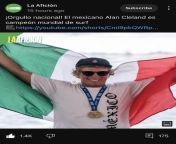Mexicano gana campeonato mundial de surf! from angreji gana angreji gana video