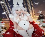 Bunny Le Malin from Azur Lane cosplay by Hidori Rose from azur lane cosplay