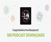 500 Downloads? ?Thank you so much to everyone whos helped support me and my podcast over the last year! from downloads arobxxx