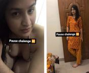 Desi beauty sexy pause challenge from sexy desi beauty