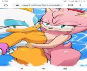 What would you do if you find Rouge and Amy naked in the streets? from stuntman lopez rouge and amy rose futa