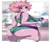 [m2f4A] my friends thought it would be a funny practical joke to slip something into my drink at the pub well whatever they put in my drink turned me into mina ashido from mina ashido spicy