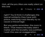 A post about police brutality against a pregnant black woman. Just terrible. from pregnant black