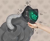 And what about petting this boy?~ *robotic purr noises* from mili boy anti