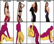 Kiara Advani, Disha Patani, Jacqueline Fernandez &amp; Nora Fatehi &#124; Choose How You Fuck Them from sexy jacqueline fernandez deepfake porn hot fuck