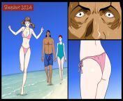 After the wedding, Fujisawa took his new family on vacations. Mother and daughter loved the beautiful scenery. But Fujisawa only had eyes for his lovely stepdaughter, Ayana. She was having fun by the water and didn&#39;t even notice her bikini was sliding from family nudist adventure photosurse and grill
