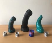 This mornings lineup: mini and small sleipnir, small kobold, and lust arts suction cups ? from biq luns and small phudi xxxsex 3gp
