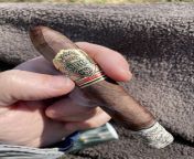 Ashton, Virgin Sun Grown belicoso no. 1. One of my favorite cigars smoked this year. The flavors are abundant and incredibly full in this format. Leather, black pepper, cedar, and hot white pepper on retrohale. Another Fuente scorcher, love the outsourced from pepper sins