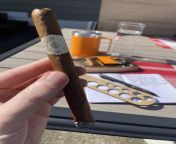 First smoke in the group, Warped Flor Del Valle lonsdale from deborah del valle