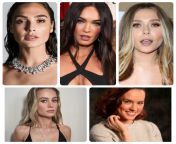 Handjob Hunnies: Celebrity Edition. Gal Gadot, Megan Fox, Elizabeth Olsen, Brie Larson, and Daisy Ridley. Pick one to give you the handjob of a lifetime. Long, slow, sensual, and ball fondling. You can stand up and cum on their face or tits, but they fini from sunnyleone and daisy