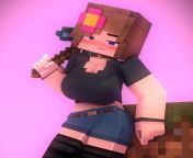 I was just playing minecraft with my friends when the sound effects sounded so much realer! When I looked down I had big minecraft boobs! I was stuck in minecraft and super horny! Wonder if their blocks will fit... from minecraft