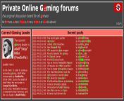 This is a leaked screenshot of the private g*ming forum, apparently this discussion board was made back when videog*mes were invented. from elwebbs art forum hq 30