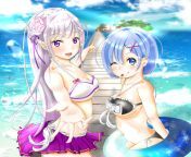 [Media] On two-girl date by the sea. from on two girl