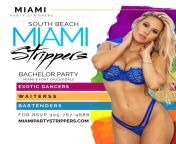 MIAMI &amp; FORT LAUDERDALE BACHELOR PARTY STRIPPERS (305)767-4688 PARTY STRIPPERS + EXOTIC DANCERS from bachelor party couple kiss butt