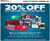 Gamestop 20% after buying &#36;4.99 bag 03/17-03/23 from 上海代孕产子多少钱微信10951068 0317