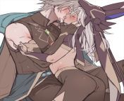 BWC Master Kissing his Bleached Femboy, not gay because they both said no homo from homo 3d