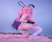 Lewd Bunny Seraphine cosplay (Shiroktsne) from seraphine cosplay
