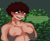 [OC] So anyways my friend is the maker of the Yandere Island VN were you&#39;re trapped with a selection of yandere guys and they recently drew one of em, Jacob, shirtless... I am not immune to big, soft pecs on soft, needy bois ? They deserve to get monc from katskove yandere