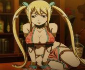 [M4f] Lucy is in charge of making sure no weak people can join fairy tail and has a special test for them (femdom) from fairy tail lucy hentai