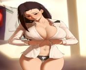 Momos outgrown her school outfit (Kuroneko Pantsu) [My Hero Academia] from zakiya bari momo s