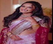 Shivani Baokar showing sexy navel in saree from hot desi babe navel showing saree dance